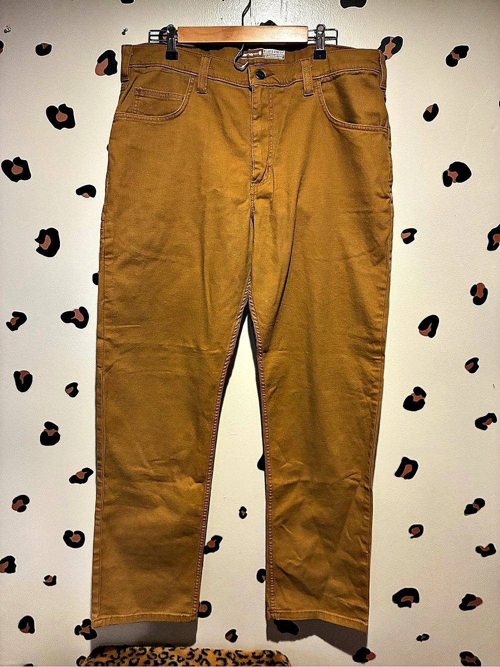 Carhartt Relaxed Straight Brown Waist 36x32 brand New